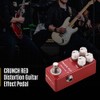 MOSKYAudio CRUNCH RED Distortion Guitar Effect Pedal Full Metal Shell
