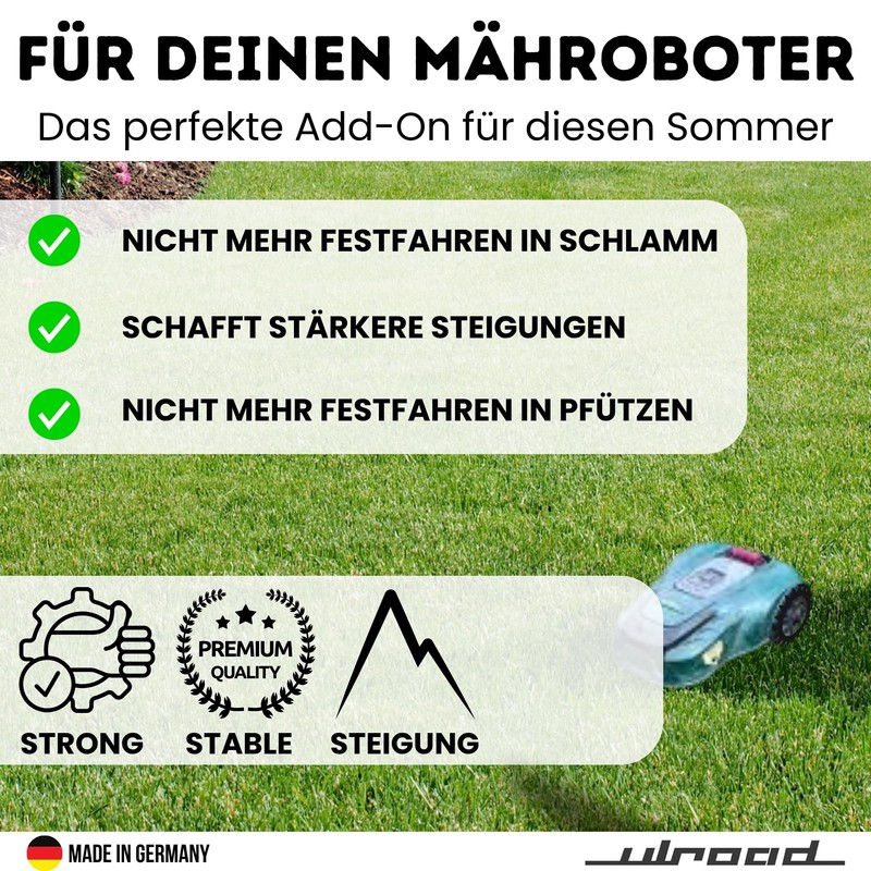 ULROAD 2 Spikes for Robotic Lawnmowers for Lidl Parkside PMRA