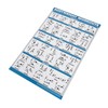 60x90cm Workout Charts Clear Rugged Easy Reading Bodyweight Exercises Poster