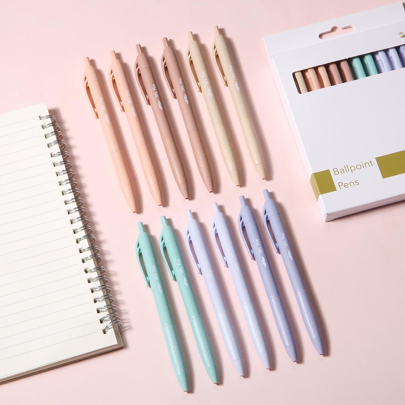 Mr. Pen- Aesthetic Pens, 12 Pack, Black Ink, Fast Dry,