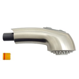 Pull-Out Spray Wand Fits Grohe Pull Out Faucets, Grohe Part 46312SD0/46298SD0, Super Steel Finish, Easy Install with O-Rings, Saves 70% vs OEM