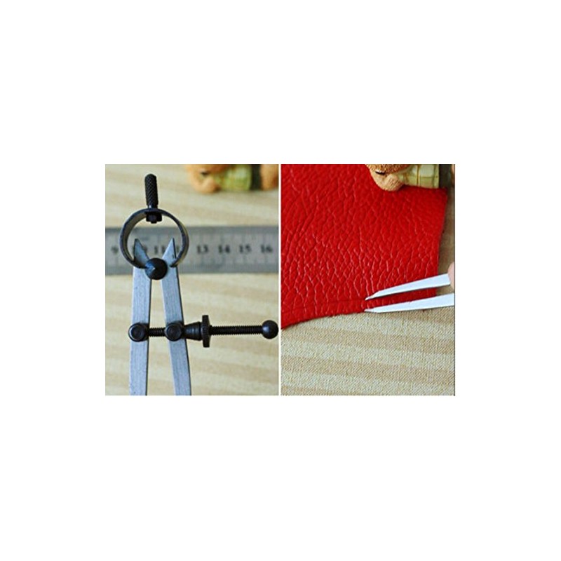 Brccee AC Leathers DIY Adjustable Edge Creaser Wing Divider,Rotating Craft