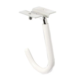 GAH-Alberts 802011 Bicycle Hook Curved for Attaching to Ceiling/Self-Service Packaging/Galvanised/Round Steel/Diameter 8 mm / 115 x 50 mm