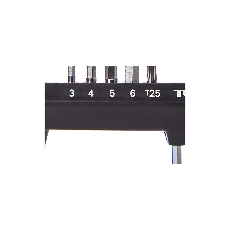 Topeak ComboTorq Wrench & Bit Set, Black/Silver, One size