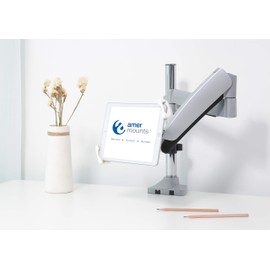 Amer Mounts | Universal Anti-Theft Tablet VESA Adapter Clamp | 7.9″-12.5″