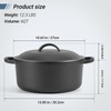 6 QT Basics Cast Iron Dutch Oven Pot with Lid