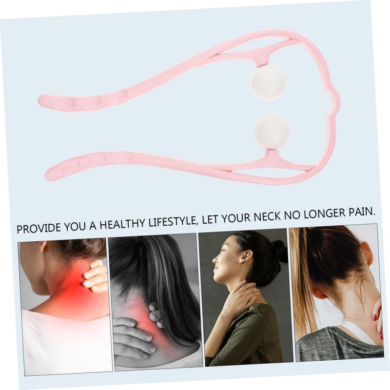 BIUDECO 1Pc Handheld Neck Massager Manual Cervical Massage Tool for