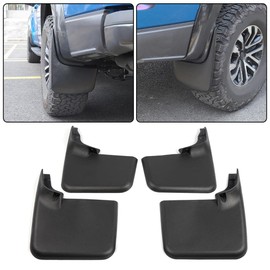 CHEDA Mud Flaps Molded Splash Guards Compatible with 2004 2005 2006 2007 2008 2009 2010 2011 2102 2013 2014 2015 Ford F150 w/o Fender Flares 4pcs