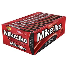 Mike and Ike Red Rageous Chewy Candy, 5 ounce Theater Box (Pack of 12)