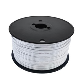 ZZicestar 18/2 SPT-1 Electrical Wire, Lamp Cord Wire Bulk,UL Listed Landscape Lighting Christmas Light Wire, 500FT (White)