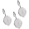Creative Scents Vintage White Shower Curtain Hooks - Set of