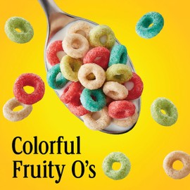 Fruity Cheerios, Heart Healthy Gluten Free Breakfast Cereal, Made with Whole Grain Oats, Family Size, 18.4 oz