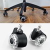 GIONAR Office Chair Wheels Set of 5, 11x22mm Rubber Castors