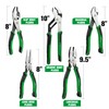 SK 5-Piece Pliers Set, 8" Needle Nose & Slip Joint