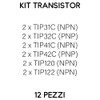 Set of 12 NPN Transistors and PNP TIP31C TIP32C TIP41C