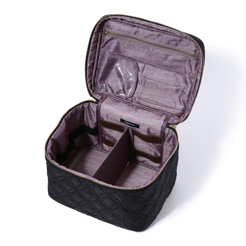 Francfranc Bell Vanity Pouch Large Black Makeup Pouch Pouch Makeup