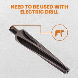 maXpeedingros 7 Degree Tapered Ball Joint Reamer Tie Rod Reamer for 1-1/2" Per Foot