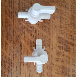 KN RV 1/2" by 1/2" Shut Off Valve for Water Heater 2 pack
