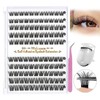 Self Adhesive Eyelashes Cluster, 1 Set Mixed Length Individual False