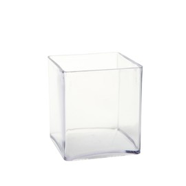 10cm Acrylic Cube Vase
