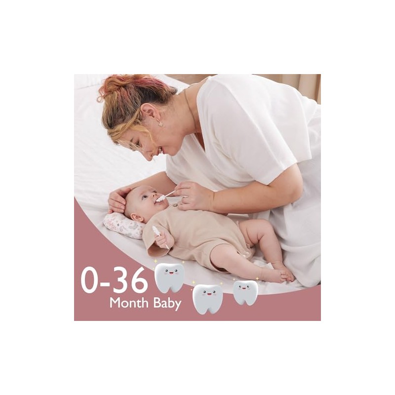 Momcozy Limpiador de Lengua para Bebé de Gasa