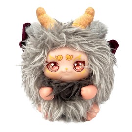 Globebill Plush doll purse, plush toy, plush pendant (gray)