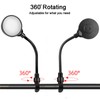 Bike Mirror, Bicycle Mirrors for Handlebars 360 Rotate Rearview Convex