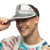 Boland 00745 Sun Visor Disco Cap for Adults, 90s Hat