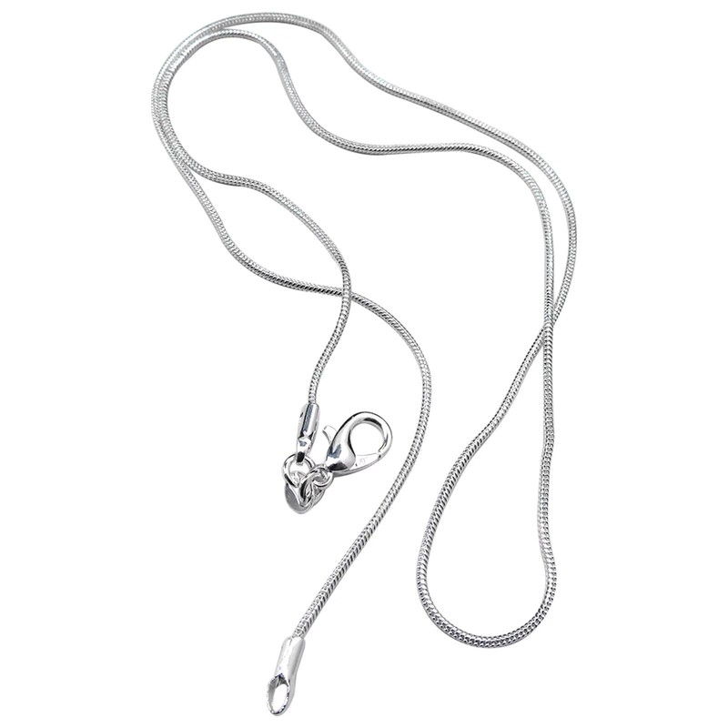 Weistiy 10 Pack Necklace Chain 925 Sterling Silver Necklace Snake