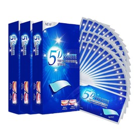 PARSMIC Teeth Whitening Strips 42 Treatments Kit - 5D Teeth Whitener, Enamel Safe White Strips, Deep Stains Removal - Instant Teeth Whitening Without The Harm (84 Strips)