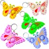 10 Packs Bulk Mini Pop Keychain fidgets Bubble Classroom Students