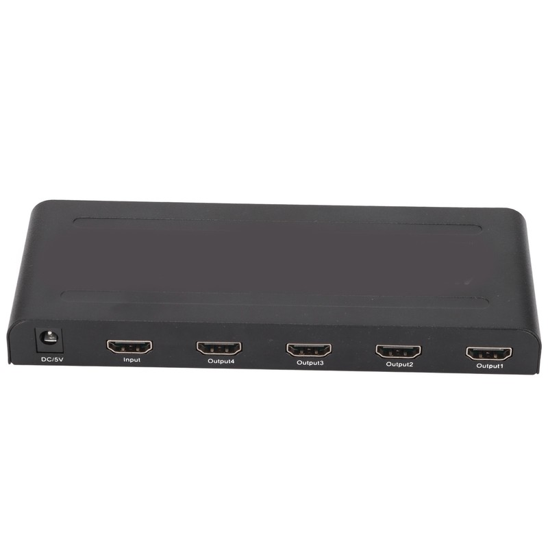 1x4 HD Multimedia Interface Splitter 4K 60hz 4 Port HD