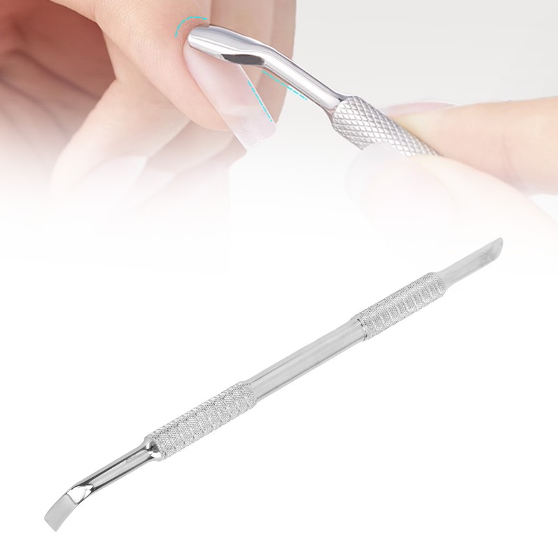 Cuticle Remover Pusher Double Ended Stainless Steel Cuticle Removal Manicure