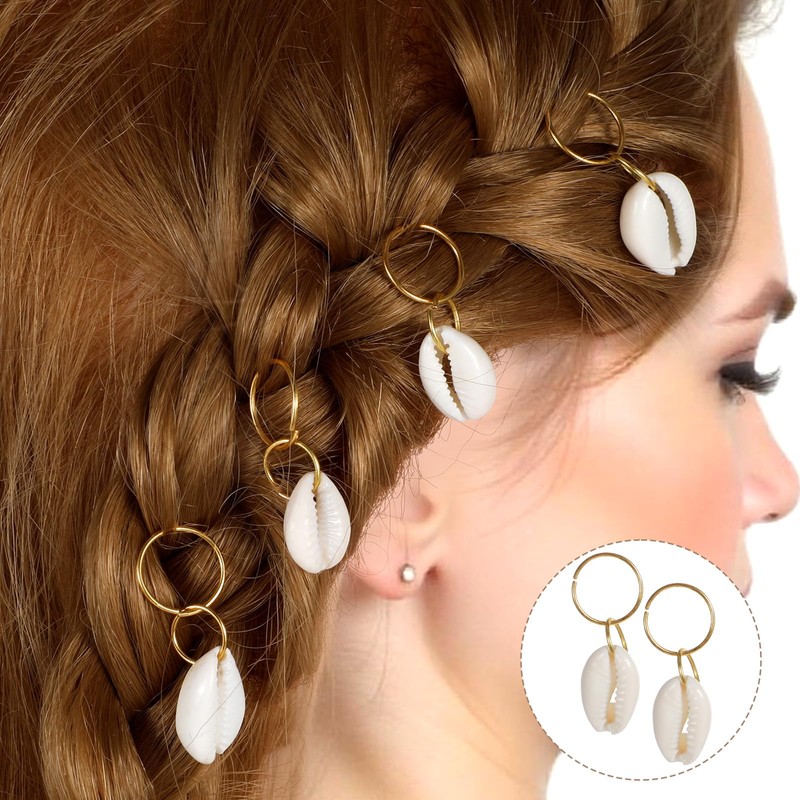 HJZHII 20PCS Shell Hair Clips, Seashell Hair Accessories Seashell for