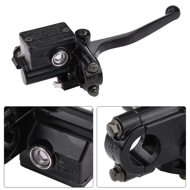 Cocoarm Motorrad Bremspumpe Bremszylinder Bremshebel Recht Motorrad Hauptbremszylinder Bremshebel Hebel