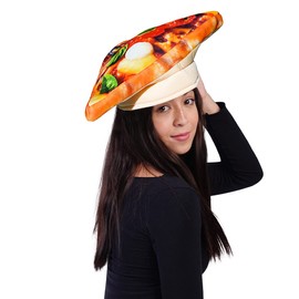 SEA HARE Adult Pizza Costume Funny Hat for Party (Triangle), Triangle