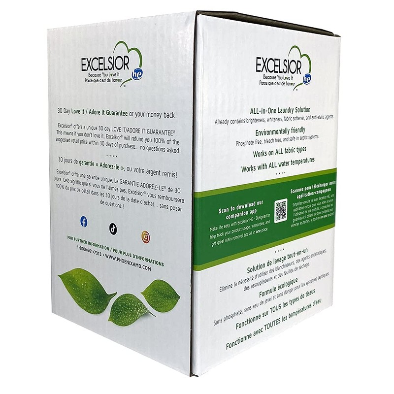 Excelsior Laundry Detergent with Stain Remover - Concentrated Liquid -