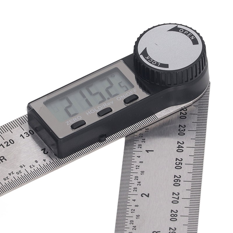 Digital Angle Ruler 0 to 200mm 360 Degree Electronic Protractor