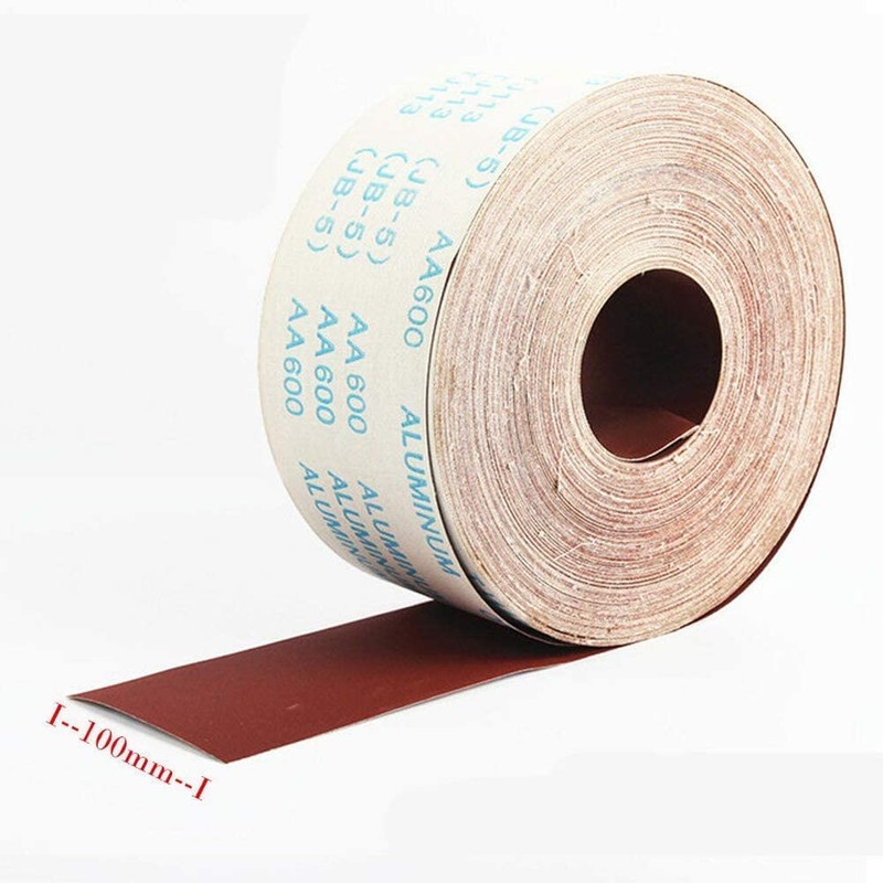 Boxonly Abrasive Sanding Rolls 1mx100mm Sandpaper Roll Polishing Tools For