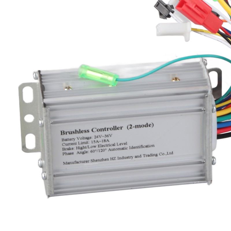 350W Electric Bicycle Brushless Speed Motor Controller for Electric Scooter24V-36V