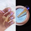 Polvo de uñas Aurora sólido Polvo de uñas iridiscente Aurora