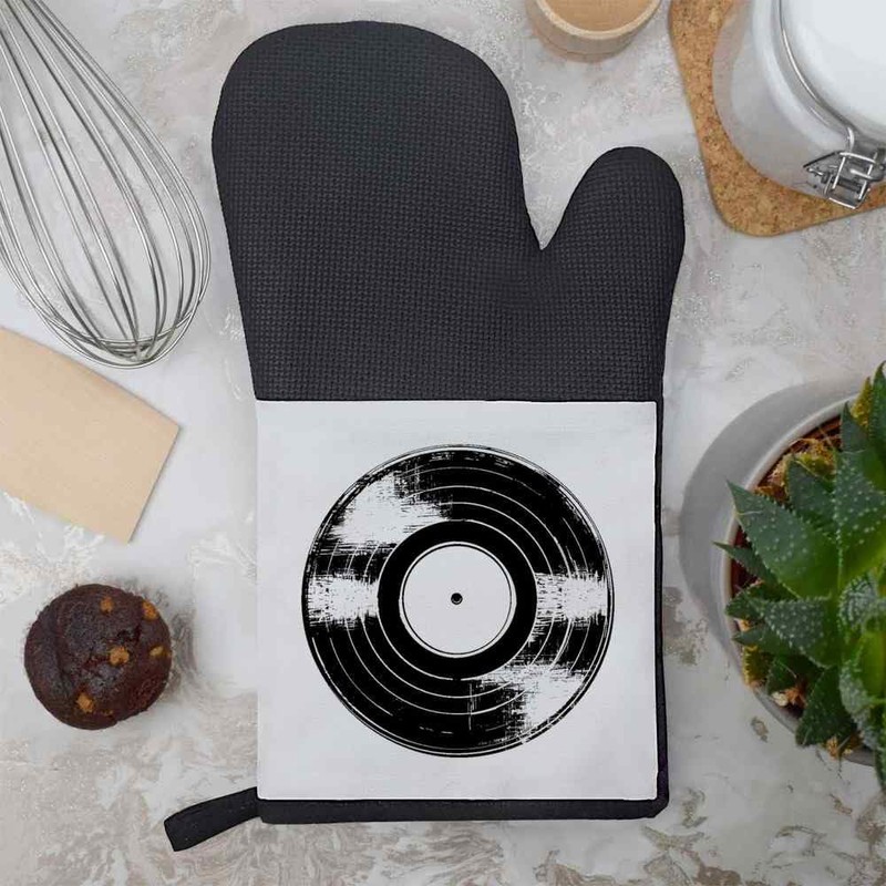 Azeeda 'Schallplatte' Ofenhandschuh/Mitt (OG00053509)