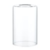Skelang Clear Lip-less Glass Lamp Shade, Cylindrical Light Cover with