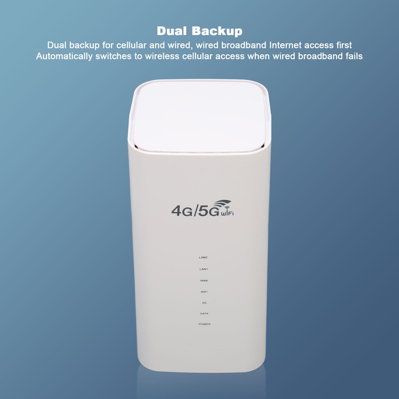 4G LTE Router with SIM Card Slot 4 Antenna Up