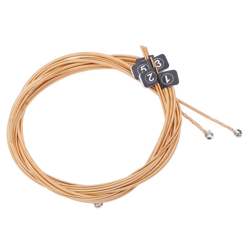 5 String Bass Strings Replacement Professional Metal Wooden Bass Guitar