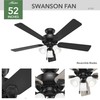 Hunter Fan Company 51737 Swanson Ceiling Fan, Matte Black