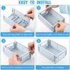 Sturdy Folding Crate, Pack of 4 Folding Baskets, Storage Basket,