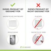 2DOBOARD Writable Magnets - 7.5 x 7.5 cm White -