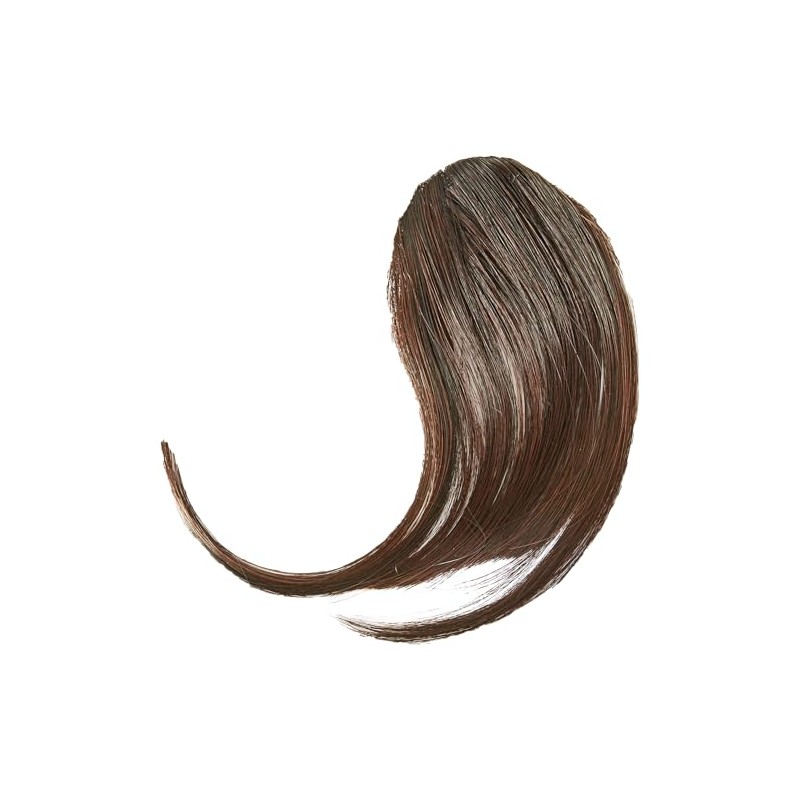 Copete Postizo Sintetico Con Clip Peluca Fleco Invisible Flequillo Falso