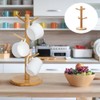 Shirene Wooden Cup Stand, Bamboo, Wooden Cup Holder, Pretzel Holder,